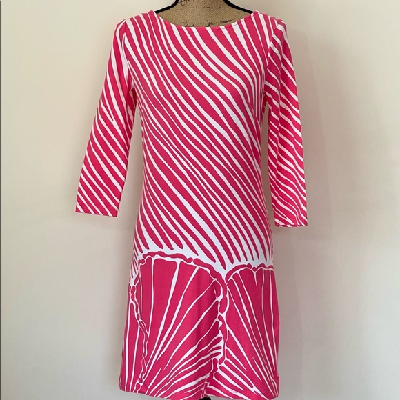 Lilly Pulitzer Topanga Dress Watermelon Shell S - Picture 2 of 8